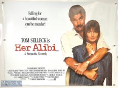 Movie / Film Poster - 1989 Her Alibi 40x30