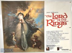 Movie / Film Poster - J R R Tolkien's 1978 The Lord of The Rings 40x30
