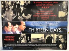 Movie / Film Poster - 2000 Thirteen Days 40x30