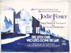 Original Movie/Film Poster - The Little Girl Who Lives Down the Lane - Jodie Foster, 40x30