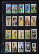 Random Collection of Golfing Cigarette and Other Trade Cards (20) mostly Golfing Champions to incl