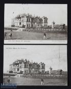 2x Tom Morris St Andrews Golfing Postcards - one publ'd by Fletcher & Son and the other by