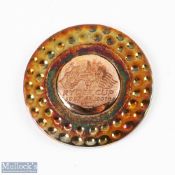 Rare 2010 Ryder Cup Golf Tournament Commemorative Gold engraved Ball Marker - played at The Celtic