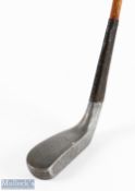 Scarce and Rare aluminium longnose scare neck putter - with spliced neck, stamped Bert Batley