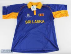 Sri Lanka Cricket Shirt 2003 ICC World Cup Jersey made by worldcricketstore.com Size XXL with tag