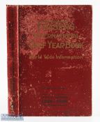 Rare 1925/26 Fraser's International Golf Year Book - Publ'd New York City - original red and gilt