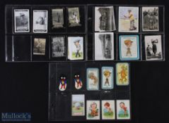 Mixed Collection of Golfing Cigarette and Happy Family Related Golfing Cards (22) to incl Copes Golf