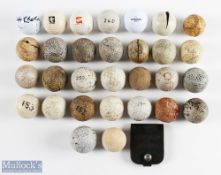 Assorted Selection of varying pattern golf balls in varying conditions incl a fives ball and a