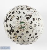Army & Navy CSL, No 2 large raised bramble pattern golf ball showing some strike marks with 50% of
