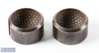 Interesting Taylor-Hobson Leicester Maker Metal Dimple Pattern Golf Ball Mould - stamped Michelin to