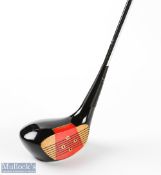 Ralph Maltby persimmon head Hero driver with deep faced with red face insert, perfectly playable