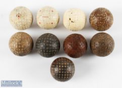 Mesh Golf Ball Collection to include Spaldings, Warwick, Velocity, plus unnamed ones, in mixed