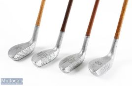 Alloy Mallet head putters (4) to include 2x Braid Mills Alloy mallet head Putters by the Standard
