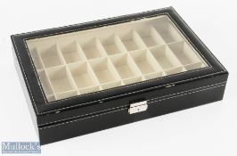 Ideal Golf Ball Display Case -- jewellery/watch case previously used for displaying golf balls
