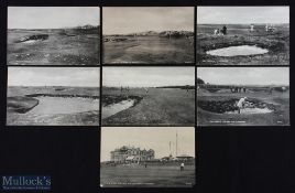 Part Set of The Old Golf Course St Andrews Postcards (7) - to incl Principal's Nose Bunker; Corner