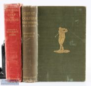 2x Henry Cotton Signed Personal Library Early Classic Golf Books and letter (3) - George W Beldam 