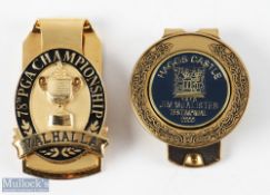 78th PGA Championship Valhalla Money Clip 1996, with a Haggs Castle Jim McAlister testimonial 2000