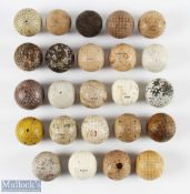 A Collection of Mesh and Dimple Golf Ball, used with signs of wear, with noted makes of Durable,