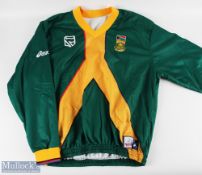Vintage Replica Oasics South Africa Cricket ODI lined Shirt - England World Cup 1999, long sleeve