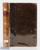 1743 Early Sporting & Recreation Book - The Scholemaster Roger Ascham, with sports of wrestling,