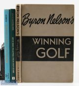 Collection of Open Golf Champions Signed Instruction Books (3) Byron Nelson signed 