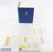 Royal North Devon Golf Club Signed History and Ephemera (11): signed copy of 