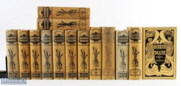 1899-1915 Badminton Magazine of Sports & Pastimes a collection of 26 volumes with decorative