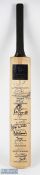 2014 ICC World Twenty 20 Champions Signed Cricket Bat, with noted signatures of Lasith Malinga,