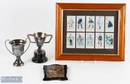 Various Golf Trophies - all are silver plated to include 1955 GHGC Chawner Cup, GHGC Robertson Cup