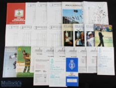 1974-1989 The Open Golf Championship Programmes and related ephemera to include 1974 Royal
