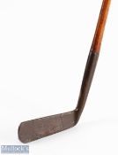 Do-Do wide flanged putter by Winton (Montrose) stamped G Johnson with flat sided panel hosel,