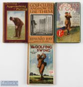 Collection of small hard back Golf Instruction books from the 1920s (4) - 2x Edward Ray 