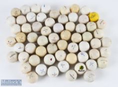 60+ Used Golf Balls a bag of mixed balls, to include Wilson, Slazenger, Warwick, Penfold Ace,