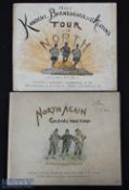 2x Early Illustrated Golf Books to include 1894 North Again Golfing This Time and Tour in the