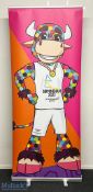 2022 Birmingham Commonwealth Games Perry the Mascot Advertising - 2x pull up advertising blinds both