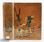 1892 Outdoor Games and Recreations - Hutchinson, a good decorative cloth board cover with 300+