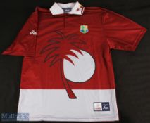 Vintage Replica Oasics West Indies Cricket ODI Shirt - England World Cup 1999, size L