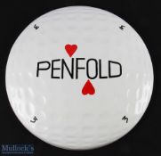 Penfold Ace 3 Golf Ball Advertising Sign Display a plastic golf ball display wall mountable -