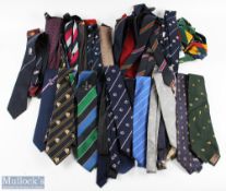 50 Mixed Cricket and Sports Teams Ties: to include Country Cricket, National teams, Testimonial,