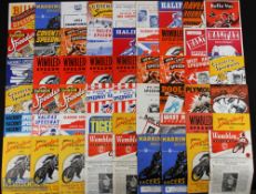 1950-1970 World Championship Qualifying Speedway Programmes, 1950 has a selection of 20, 1960 x27