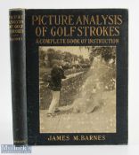 Early 20th c US Golf Instruction Book - Barnes, James M - 