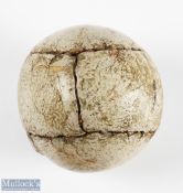 Unnamed Feathery golf ball in good round condition - showing very little wear. Please Note: From the