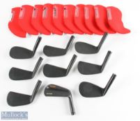 Ben Hogan 'Precision' model golf iron heads in black coated finish to incl 2-9 and Equaliser and