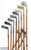 10x Assorted putters featuring Perfect model alloy mallet head putter, J C Smith Monifieth excelsior