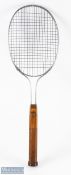 c1928-29 Nash & Pearce Aluminium Framed Tennis Racket, a rare final issue racket of Birmal when Nash
