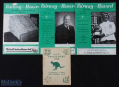 Interesting Collection of Ladies Golf Union Signed Tour Programme and Women's Monthly Golf Magazines