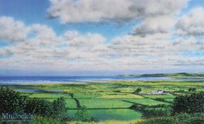 S J Johnneson signed ltd ed colour golf print titled 