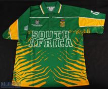 South Africa Cricket Shirt 2003 ICC World Cup Jersey made by worldcricketstore.com Size L