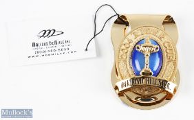 2004 Official Ryder Cup Presentation 10ct gold plated embossed and engraved Players/Official Money