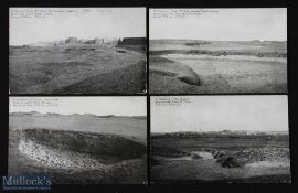 Early Part Set of The Old Golf Course St Andrews Postcards (4) - to incl Short 11th Hole showing The